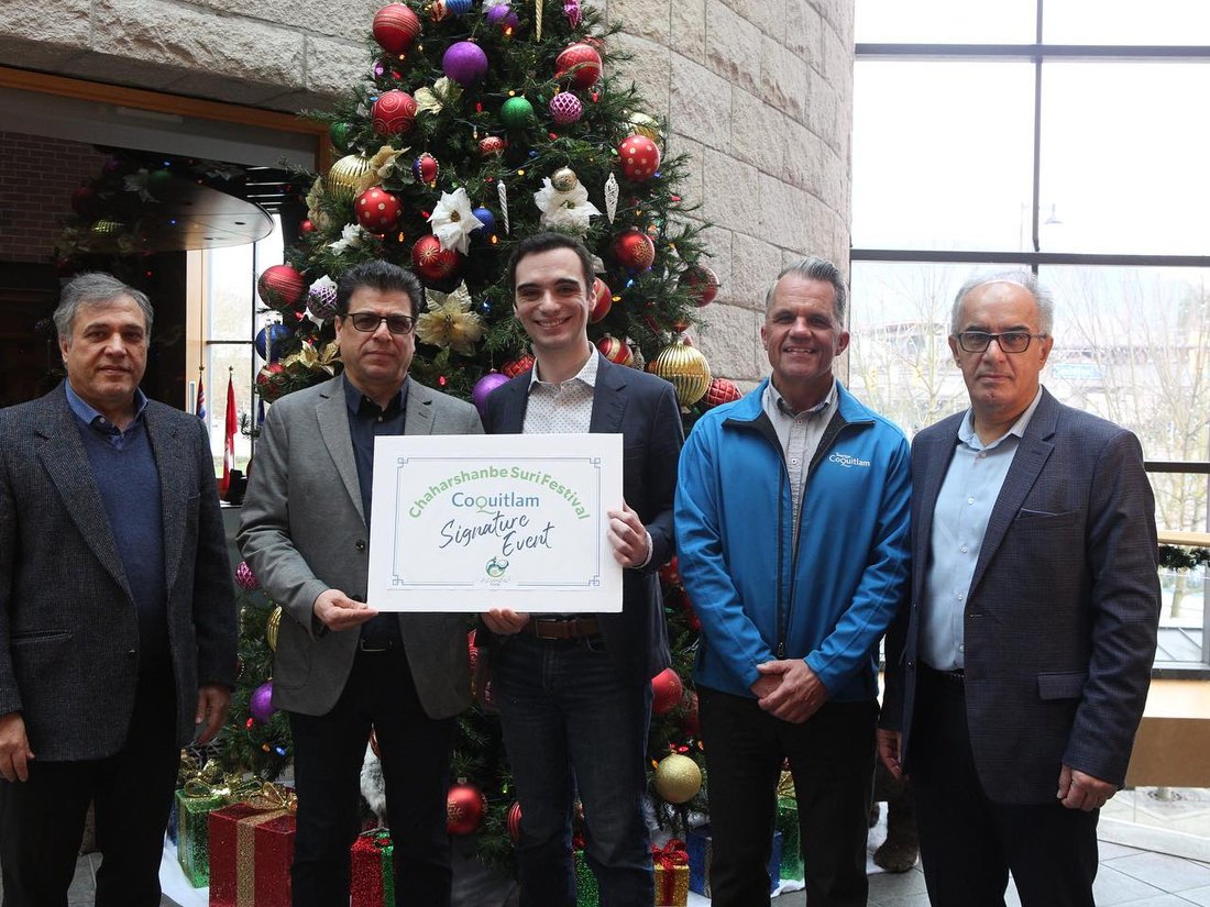 Chaharshanbe Suri recognized as a Coquitlam Signature Event at City Hall